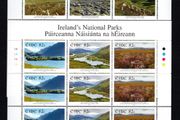 2011 Ireland National Parks of Ireland  Commemorative Stamps Sheetlet Plate 1A1A1A1A Mint Never Hinged (MNH)