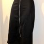 Black Ribbed Pencil Skirt with Front Zip from Atmosphere size 18 Image 2