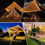 Globe String Lights Waterproof, 15M/49ft 120 LED Fairy Lights Plug in, 8 Modes Christmas Lights Outdoor/Indoor, Garden Lights for Patio, Gazebo, Bedroom, Party Decorations (FREE SHIPPING) Image 7