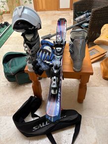 Complete Salomon Ski Blade Package,  Boots, Helmet, Gloves & Bags