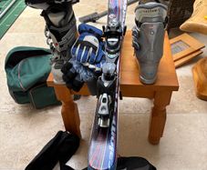 Complete Salomon Ski Blade Package,  Boots, Helmet, Gloves & Bags