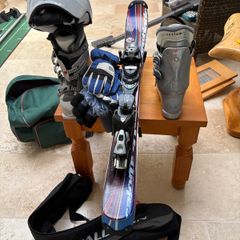 Complete Salomon Ski Blade Package,  Boots, Helmet, Gloves & Bags