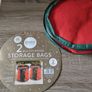 Set of x2 Christmas Storage Bags Image 3