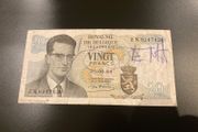 Belgium 20 Francs note