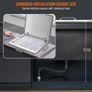 Drop in Ice Chest, 28"L x 16"W x 17"H Stainless Steel Ice Cooler, Commercial Ice Bin with Hinged Cover Image 6
