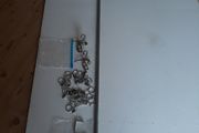 Curtain Metal Pole Set Including 24 Plastic Rings