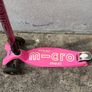 Kids Pink Maxi Micro Foldable LED Scooter Image 2