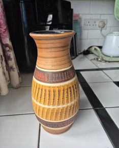 Retro 1960s Vintage vase Dumler Breiden vase Terra design Midcentury