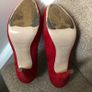 Designer Miu Miu red high heels Image 7