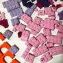 Collection of Colourful Lego Pieces in Pink, Purple, Coral etc. Image 3