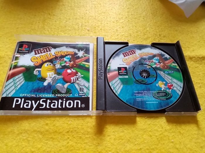 M & M s she'll shocked PlayStation1 Ps1 PlayStation 2 ps2 games Original