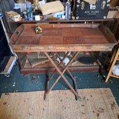 Antique Bamboo Butlers Tray