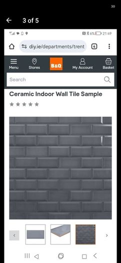 Grey Subway tiles