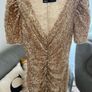 Zara Gold Sequin Dress Image 2