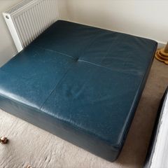 Footstool blue