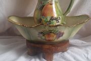 Vintage Staffordshire Ironstone Pitcher &amp; Wash basin set.
