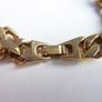 Vintage heavy 18ct gold plated men's bracelet Image 7