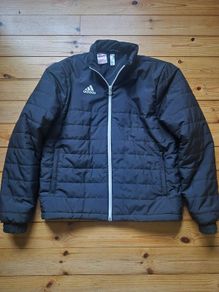 Adidas black jacket age 13-14
