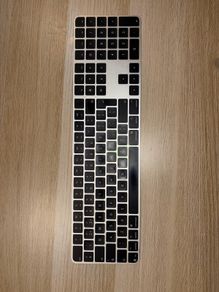 Apple Magic Keyboard with Touch ID and Numeric Keypad Black Keys UK IE Layout