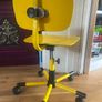 Small Yellow Swivel Chair Image 2