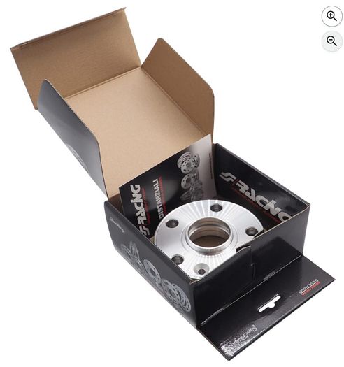 Simoni wheel spacers 12mm 5x120 center hole 72,6 with bolts