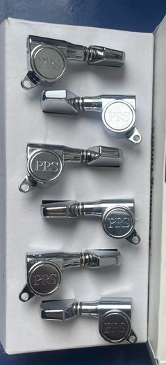 PRS CUSTOM PRO CHROME Electric guitar Tuners Machine heads 3 Left x 3 Right A-Side Set Gibson les Paul epiphone prs ESP Ibanez Jackson electric guitar parts accessories