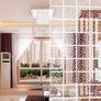 NEW 12Pc/set White Room Divider Screens, Wood-Plastic Hanging Screen Folding Privacy Room Divider Panels, DIY Home Partition Decor 29x29cm Image 9