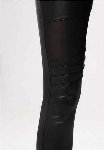 Fab Leather Look Leggings size 10