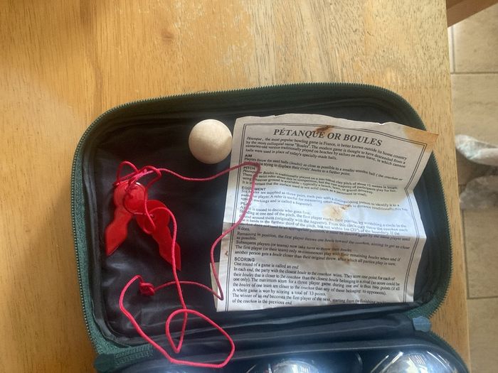 Boules Set for sale virtually brand new