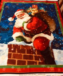 Christmas Sewing Fabric panel