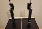 Vondynote Set of 2 Desktop Clamp Speaker Stands Height Adjustable