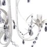 Crystal Pendant Ceiling Lamp Chandeliers 2 pcs Elegant White Image 3