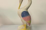 vintage hand carved bird