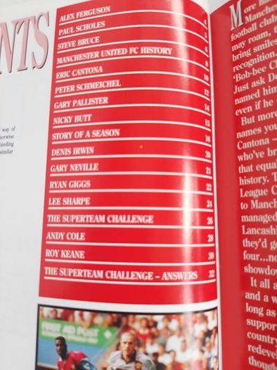 man United vintage book1996