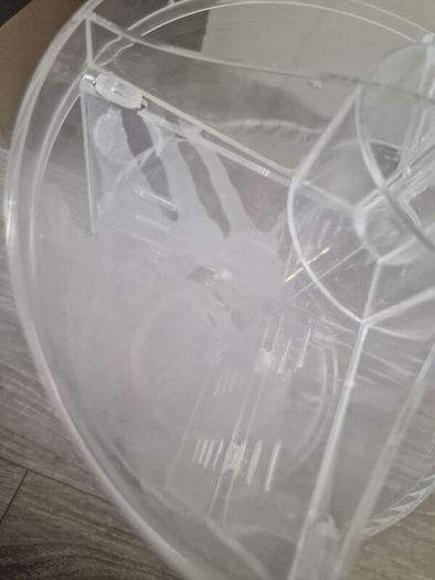 Acrylic Make-up organizer rotating shelf