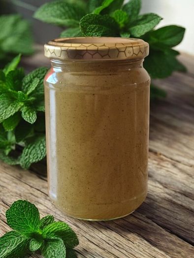 Mint-Infused Raw Wildflower Honey