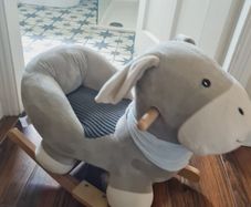 plush rocking horse