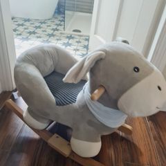 plush rocking horse