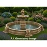 Limestone Cherub Fountain CH-NF582 Image 7