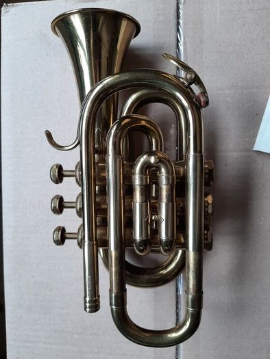 Vintage Kuhnl and Hoyer Pocket Trumpet - made in Germany