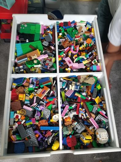 Large LEGO Bundle + LEGO Storage Play Table