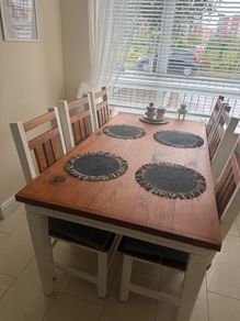 Rustic Solid Wood Dining Table