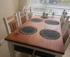 Rustic Solid Wood Dining Table