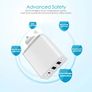 ONELY [Dual QC3.0+PD3.0] USB Fast Charger Wall Charger UK Plug (Brand New/Warranty) Image 3