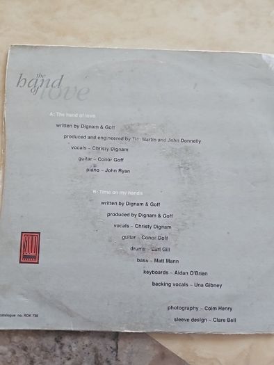 Dignam & Goff 7" (Signed) - Hand Of Love