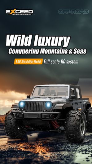 Exceed Level 3 Light Control High Speed RC Jeep