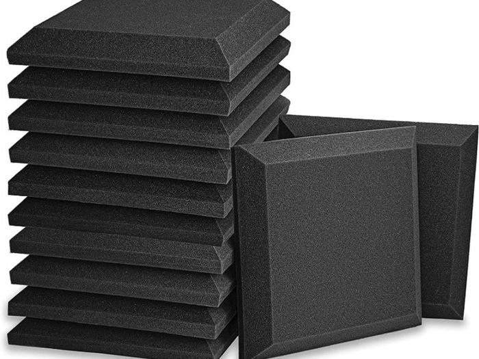 12 Pack - Acoustic Foam Panels, 2" X 12" X 12" Mushroom Studio Wedge Tiles, Sound Panels Wedges Soundproof Sound Insulation Absorbing MULTIPLE DESIGNS AVAILABLE, SEE PHOTOS (FREE POSTAGE)