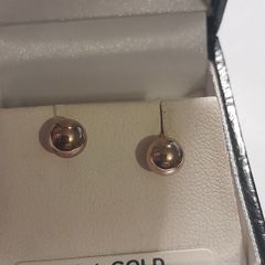 ladies 9ct gold earrings