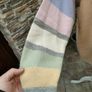 vintage 80s pastel abstract print jumper wool large Image 3