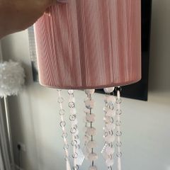 Next pink lampshade pendant